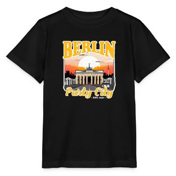 Berlin ville de fête - T-shirt bio MINI CREATOR Stanley/Stella Enfant - noir - Devant - Mikhail (115cm)