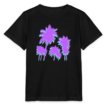 palmen - Stanley/Stella Kinder T-Shirt MINI CREATOR  - Schwarz - Vorne - Mikhail (115cm)