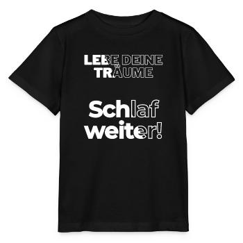 Sleep on - Stanley/Stella MINI CREATOR Kids’ T-Shirt - black - Front - Mikhail (115cm)