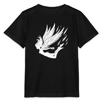 Ange déchu - T-shirt bio MINI CREATOR Stanley/Stella Enfant - noir - Devant - Mikhail (115cm)