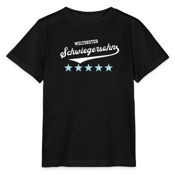 Bester Schwiegersohn Beste Schwiegersöhne Sohn - Stanley/Stella Kinder T-Shirt MINI CREATOR  - Schwarz - Vorne - Mikhail (115cm)