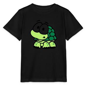 Tortue - T-shirt bio MINI CREATOR Stanley/Stella Enfant - noir - Devant - Mikhail (115cm)