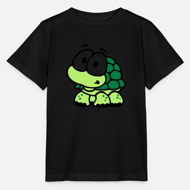Tortue - T-shirt bio MINI CREATOR Stanley/Stella Enfant - noir