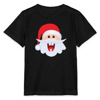 Funny Santa Claus! Funny Santa Claus - Stanley/Stella Kinder T-Shirt MINI CREATOR  - Schwarz - Vorne - Mikhail (115cm)