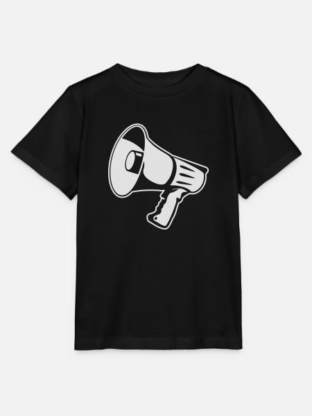 Megafon - Stanley/Stella Kinder T-Shirt MINI CREATOR - Schwarz