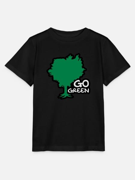 Go Green - Stanley/Stella Kinder T-Shirt MINI CREATOR - Schwarz