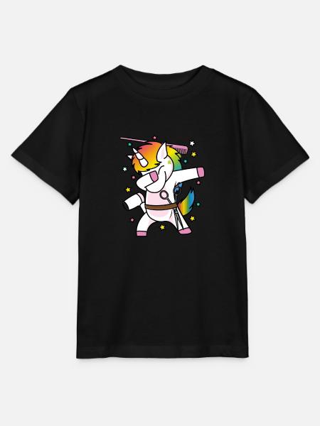 Tampon de licorne, coiffeur licorne, coiffeur, cadeau - T-shirt bio MINI CREATOR Stanley/Stella Enfant - noir