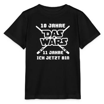 11 Jahre Geburtstag Kind Geschenk Shirt - Stanley/Stella Kinder T-Shirt MINI CREATOR  - Schwarz - Vorne - Mikhail (115cm)
