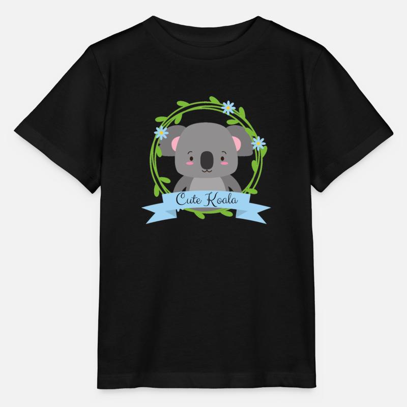 Cute Koala - Stanley/Stella Kinder T-Shirt MINI CREATOR - Schwarz