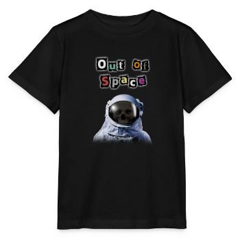 Out of Space - Travis Scott Style Astronaut - Stanley/Stella Kinder T-Shirt MINI CREATOR  - Schwarz - Vorne - Mikhail (115cm)
