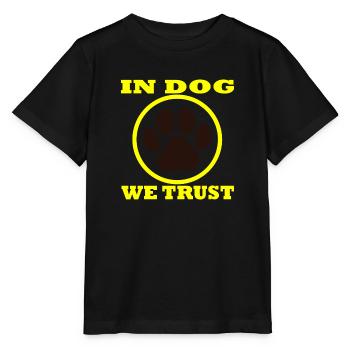 Chien chien - T-shirt bio MINI CREATOR Stanley/Stella Enfant - noir - Devant - Mikhail (115cm)