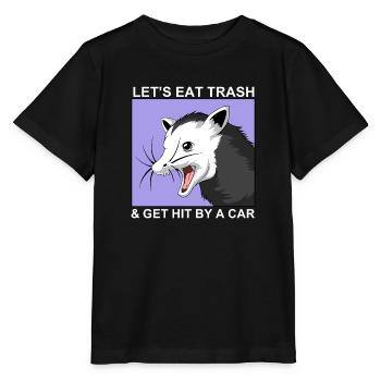Opossum - Stanley/Stella Kinder T-Shirt MINI CREATOR  - Schwarz - Vorne - Mikhail (115cm)