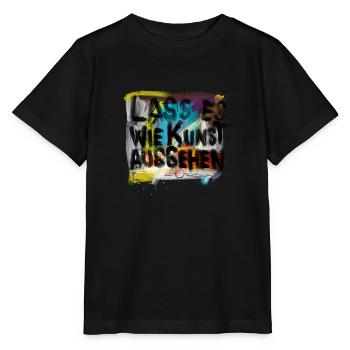 kunst - Stanley/Stella Kinder T-Shirt MINI CREATOR  - Schwarz - Vorne - Mikhail (115cm)