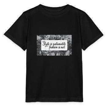 Sustainability - Stanley/Stella MINI CREATOR Kids’ T-Shirt - black - Front - Mikhail (115cm)
