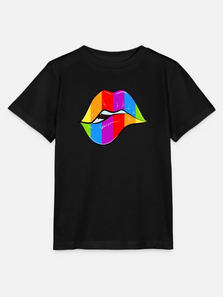 Rainbow - Stanley/Stella Kinder T-Shirt MINI CREATOR - Schwarz