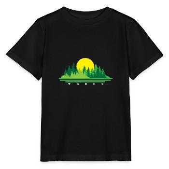 Arbre - T-shirt bio MINI CREATOR Stanley/Stella Enfant - noir - Devant - Mikhail (115cm)
