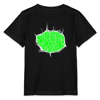 humor veganer veganes essen biologisch vegan - Stanley/Stella Kinder T-Shirt MINI CREATOR  - Schwarz - Vorne - Mikhail (115cm)