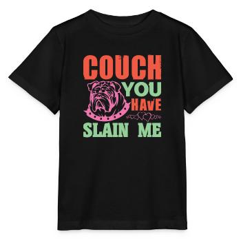 COUCH DU HAST MICH ERSCHLAGEN HUND - Stanley/Stella Kinder T-Shirt MINI CREATOR  - Schwarz - Vorne - Mikhail (115cm)