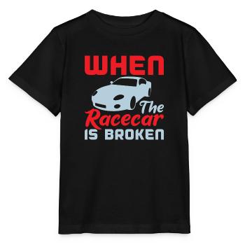 WENN DER RENNWAGEN KAPUTT IST - Stanley/Stella Kinder T-Shirt MINI CREATOR  - Schwarz - Vorne - Mikhail (115cm)