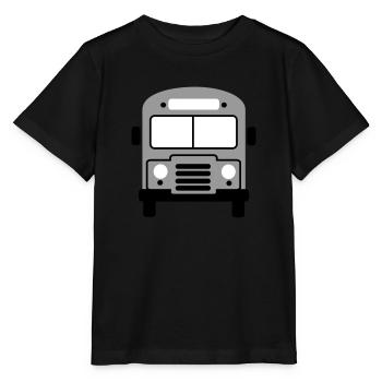 Bus - Stanley/Stella Kinder T-Shirt MINI CREATOR  - Schwarz - Vorne - Mikhail (115cm)