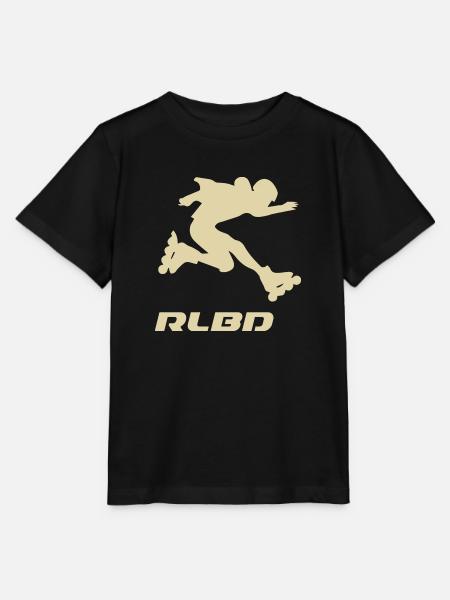 skater jump Rollerblader hell - Stanley/Stella Kinder T-Shirt MINI CREATOR - Schwarz