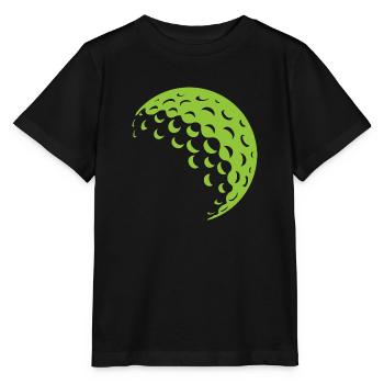 Balle de golf - T-shirt bio MINI CREATOR Stanley/Stella Enfant - noir - Devant - Mikhail (115cm)