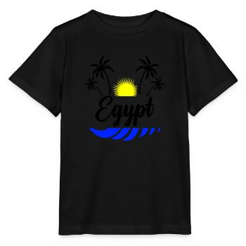Égypte - T-shirt bio MINI CREATOR Stanley/Stella Enfant - noir - Devant - Mikhail (115cm)