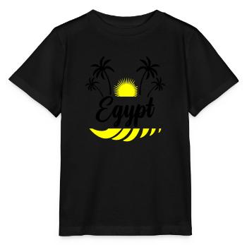 Égypte - T-shirt bio MINI CREATOR Stanley/Stella Enfant - noir - Devant - Mikhail (115cm)