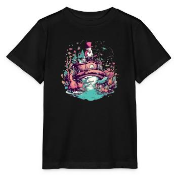 Der Fluss und der Prior - Stanley/Stella Kinder T-Shirt MINI CREATOR  - Schwarz - Vorne - Mikhail (115cm)