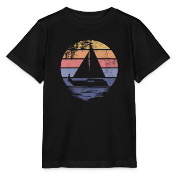 voilier voilier voilier voilier voilier voilier - T-shirt bio MINI CREATOR Stanley/Stella Enfant - noir - Devant - Mikhail (115cm)
