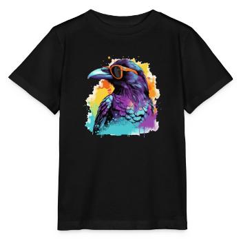 Maitre corbeau - T-shirt bio MINI CREATOR Stanley/Stella Enfant - noir - Devant - Mikhail (115cm)