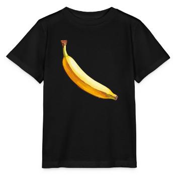 banane - T-shirt bio MINI CREATOR Stanley/Stella Enfant - noir - Devant - Mikhail (115cm)