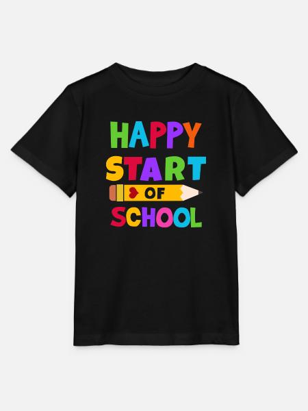 Froher Schulstart Schulbeginn Geschenk - Stanley/Stella Kinder T-Shirt MINI CREATOR  - Schwarz