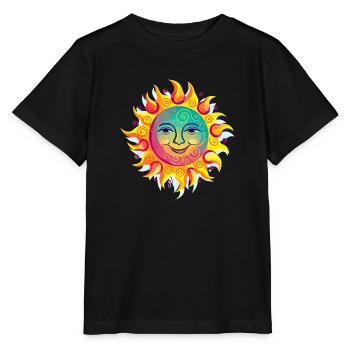 Bright sun - Stanley/Stella MINI CREATOR Kids’ T-Shirt - black - Front - Mikhail (115cm)
