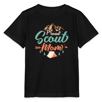 Scout Mom's Journey: Love & Dedication Tee - Stanley/Stella Kinder T-Shirt MINI CREATOR  - Schwarz - Vorne - Mikhail (115cm)