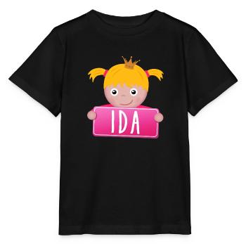 Little Princess Ida - Stanley/Stella MINI CREATOR Kids’ T-Shirt - black - Front - Mikhail (115cm)