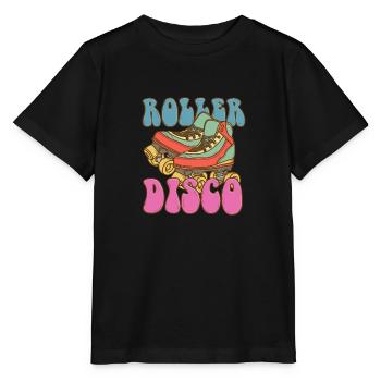 Patins Roller Disco Skater Retro Cadeau - T-shirt bio MINI CREATOR Stanley/Stella Enfant - noir - Devant - Mikhail (115cm)