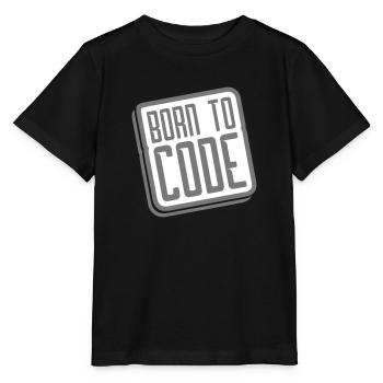 né à code - T-shirt bio MINI CREATOR Stanley/Stella Enfant - noir - Devant - Mikhail (115cm)
