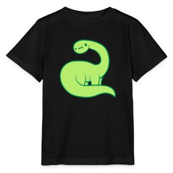 Cher petit long cou - T-shirt bio MINI CREATOR Stanley/Stella Enfant - noir - Devant - Mikhail (115cm)