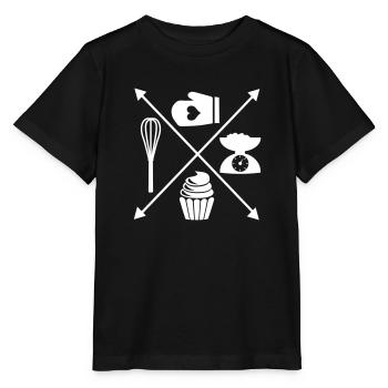 faire cuire au four - T-shirt bio MINI CREATOR Stanley/Stella Enfant - noir - Devant - Mikhail (115cm)