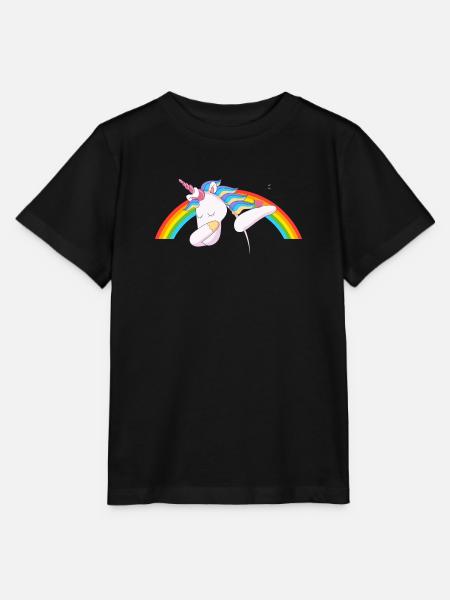 unicorn unicorn dabbing unicorn - Stanley/Stella MINI CREATOR Kids’ T-Shirt - black