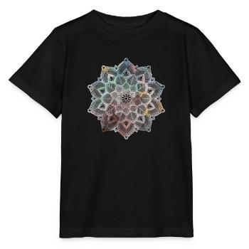 Mandala - Stanley/Stella MINI CREATOR Kids’ T-Shirt - black - Front - Mikhail (115cm)