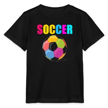 football - T-shirt bio MINI CREATOR Stanley/Stella Enfant - noir - Devant - Mikhail (115cm)
