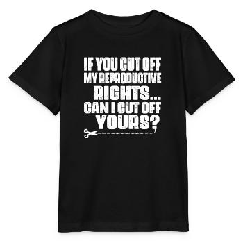 Womens Reproductive Rights - Feminism Pro-Choice - Stanley/Stella MINI CREATOR Kids’ T-Shirt - black - Front - Mikhail (115cm)