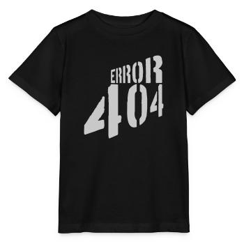 Error 404 Netzwerk verloren - Stanley/Stella Kinder T-Shirt MINI CREATOR  - Schwarz - Vorne - Mikhail (115cm)