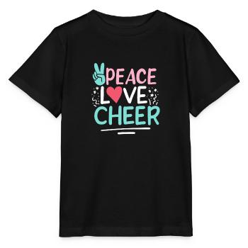 Frieden Liebe Jubel - Stanley/Stella Kinder T-Shirt MINI CREATOR  - Schwarz - Vorne - Mikhail (115cm)