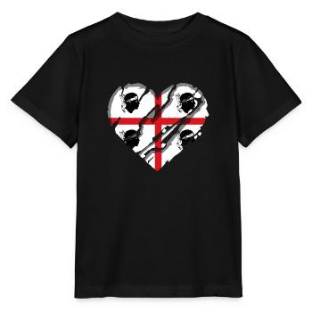 Drapeau de la Sardaigne Drapeau de la Sardaigne Drapeau de la Sardaigne - T-shirt bio MINI CREATOR Stanley/Stella Enfant - noir - Devant - Mikhail (115cm)