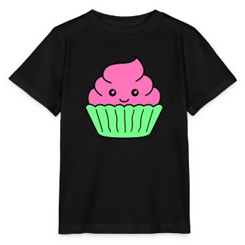 sweet cupcake - Stanley/Stella Kinder T-Shirt MINI CREATOR  - Schwarz - Vorne - Mikhail (115cm)