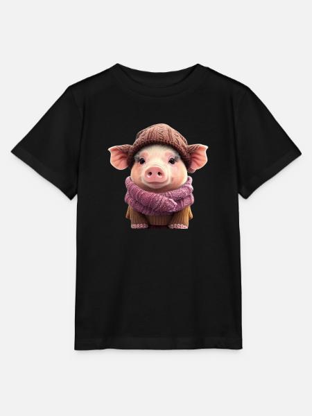 Winter Big - Stanley/Stella T-shirt MINI CREATOR til børn - sort
