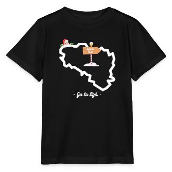 Destination Noël Breton - T-shirt bio MINI CREATOR Stanley/Stella Enfant - noir - Devant - Mikhail (115cm)
